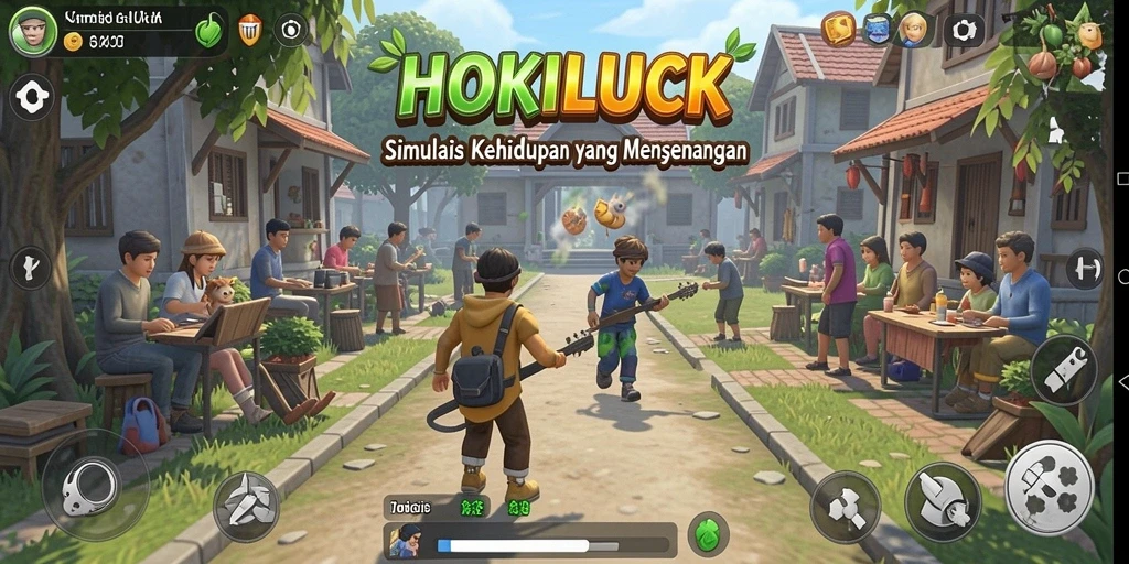 Tangkapan layar HOKILUCK dengan gameplay simulasi yang seru.
