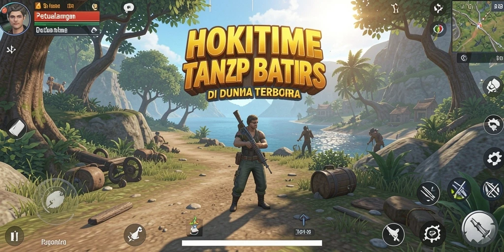 Gameplay seru dalam dunia terbuka HOKITIME.