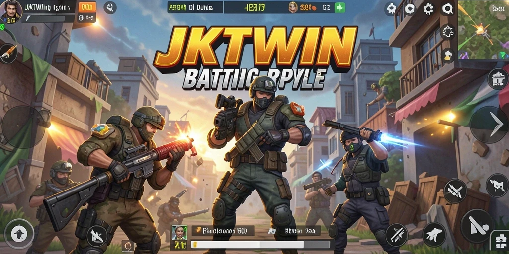 Tangkapan layar JKTWIN saat pertempuran seru di arena Battle Royale.