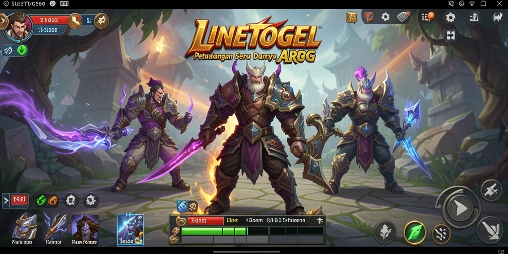 Tampilan menakjubkan dari aksi gameplay ARPG LINETOGEL.