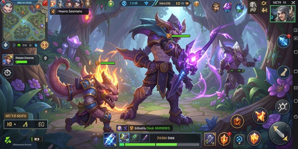 Screenshot utama NET29 menampilkan pertarungan seru dalam dunia MMORPG.