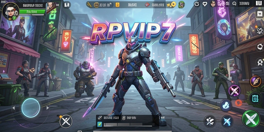 Tampilan gameplay RPVIP7 yang mendalam dan interaktif.