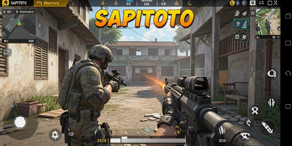 Tangkapan layar menunjukkan aksi gameplay mendebarkan dari SAPITOTO.